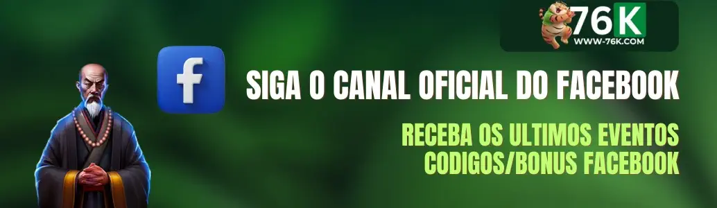 Promoções exclusivas do 76K cassino no Facebook