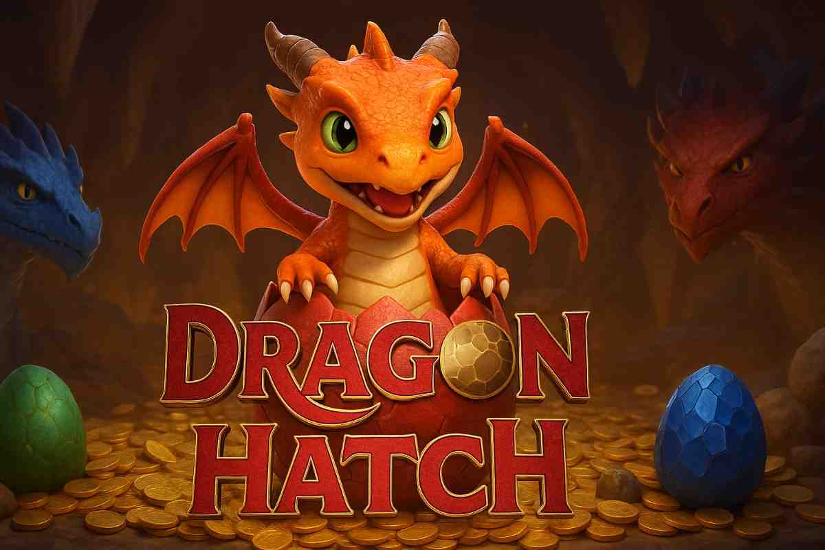 Interface do app do 76K cassino com o jogo Dragon Hatch em destaque